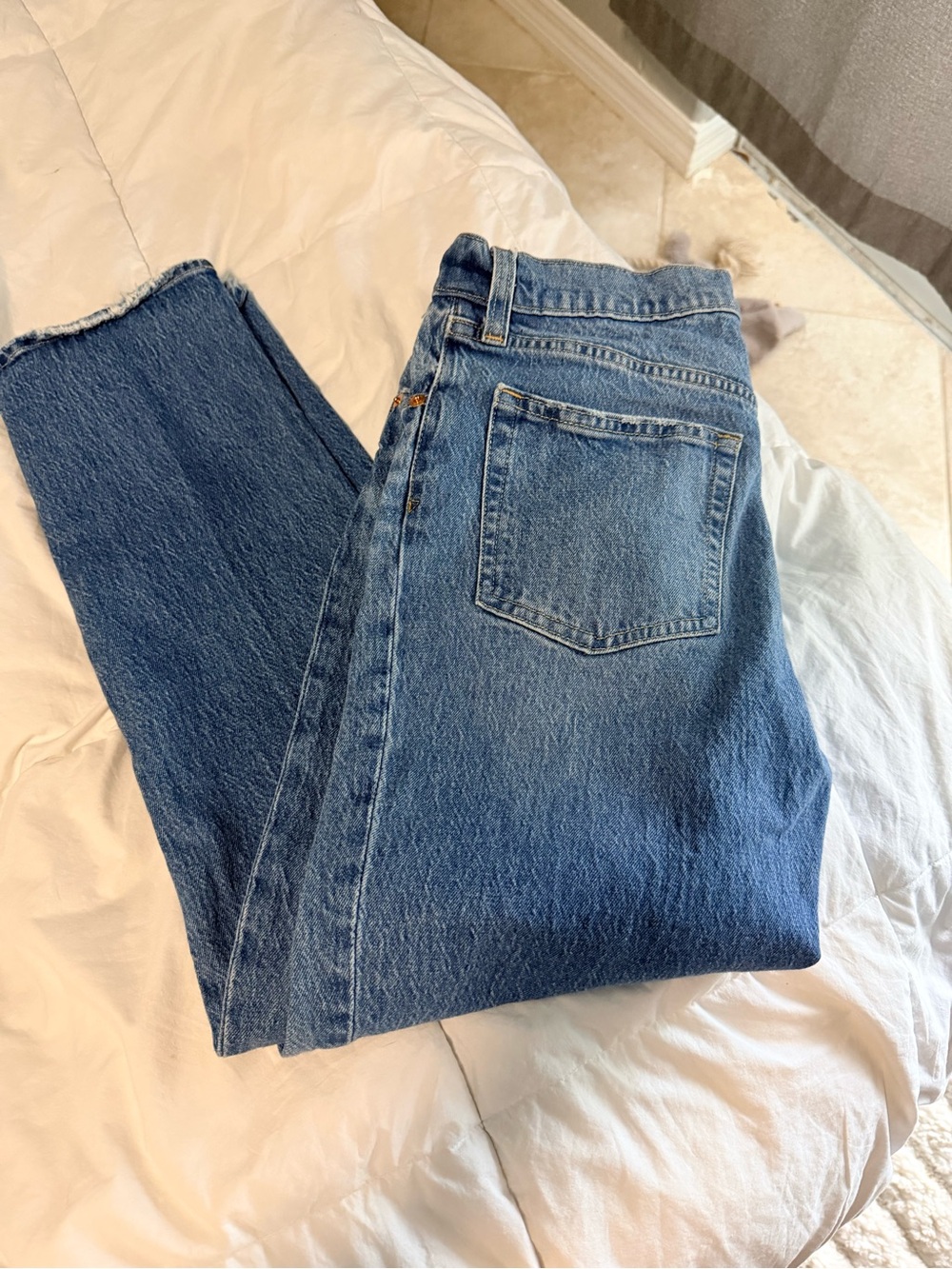 GAP Cheeky Straight High Rise Women's Blue Jeans